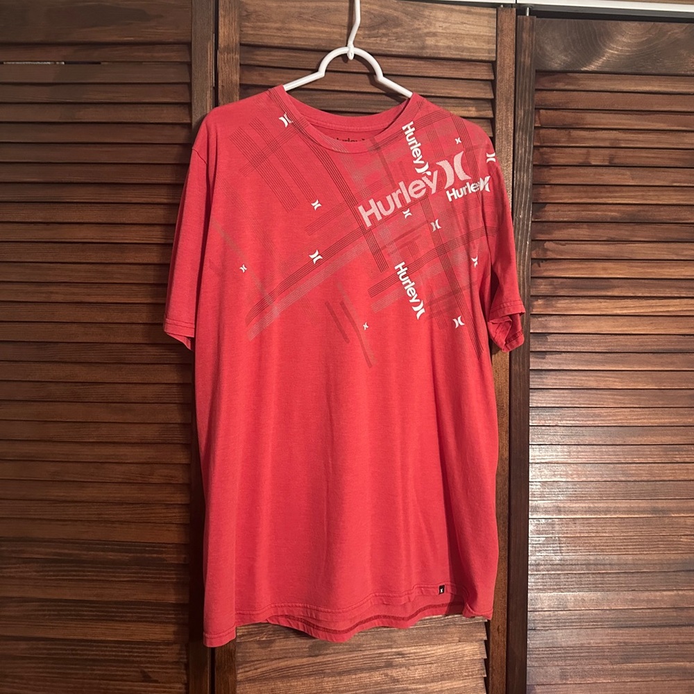Hurley Men's Short Sleeve Red Tee